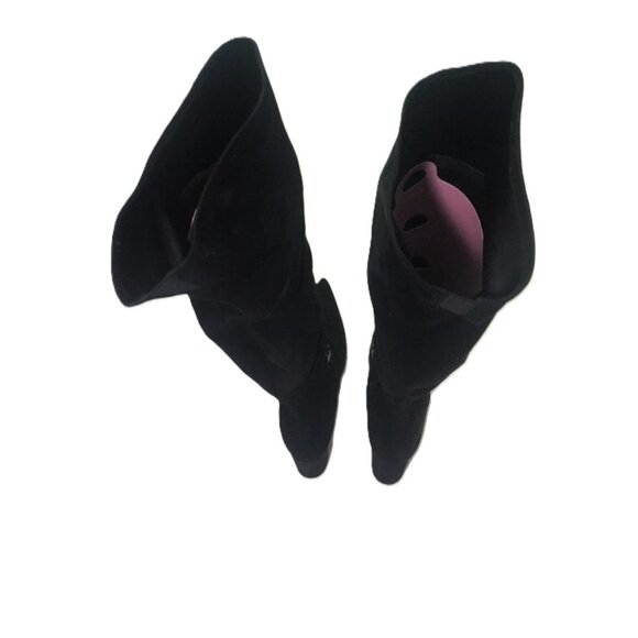 🛑 NINE WEST Knee High ➕🆒 BOOTS Designer Suede Stiletto Dress Point 💸BUY NOW‼️ - Picture 9 of 16